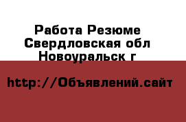 Работа Резюме. Свердловская обл.,Новоуральск г.